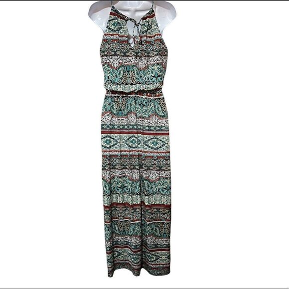 Sweet Storm Multi-Pattern Maxi Dress - Picture 4 of 6